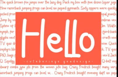 Cuteberieys Font by geadesign — Script Handwritten Font — thumbnail 3