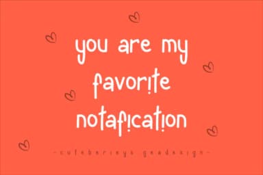 Cuteberieys Font by geadesign — Script Handwritten Font — thumbnail 4