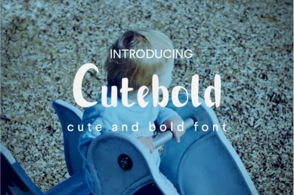 Cutebold Font by alphArt — Script Handwritten Font