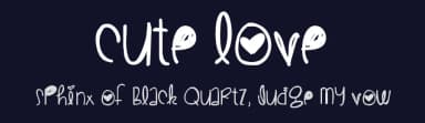 Cute Love by Des Gomez — Script Handwritten Font — thumbnail 2