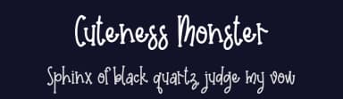 Cuteness Monster by Abo Daniel Studio — Script Handwritten Font — thumbnail 2