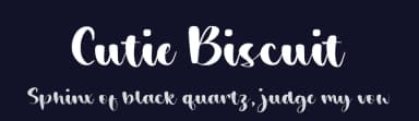 Cutie Biscuit by Balpirick Studio — Script Handwritten Font — thumbnail 2