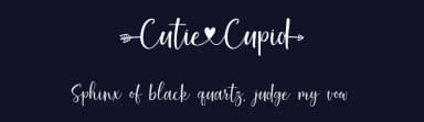 Cutie Cupid by Typhoon Type - Suthi Srisopha — Script Handwritten Font — thumbnail 2