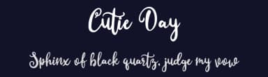 Cutie Day by Letter Jos — Script Handwritten Font — thumbnail 2