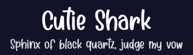 Cutie Shark by DM Letter Studio - Dimas Prasetyo — Script Handwritten Font — thumbnail 2