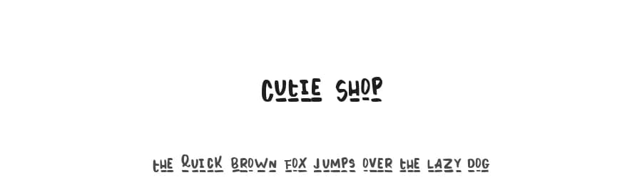Cutie Shop by Mariyana — Script Handwritten Font