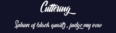 Cuttering by Creative Lab — Script Handwritten Font — thumbnail 2
