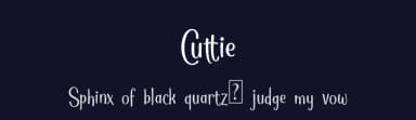 Cuttie by Toko Laris Djaja — Script Handwritten Font — thumbnail 2