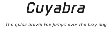 Cuyabra by Néstor Delgado — Sans Serif Font — thumbnail 1
