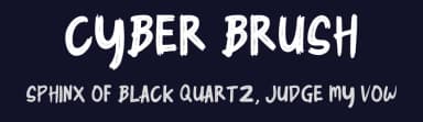 Cyber Brush by Rudhi Sasmito — Script Handwritten Font — thumbnail 2