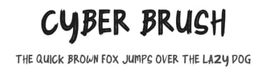 Cyber Brush by Rudhi Sasmito — Script Handwritten Font — thumbnail 1