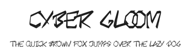 Cyber Gloom by Seneka Grafika — Script Handwritten Font