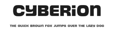 Cyberion by Letterhend Studio — Sans Serif Font — thumbnail 1