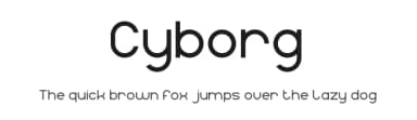 Cyborg by weknow — Sans Serif Font — thumbnail 1