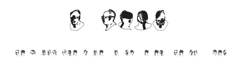 Cyborg by Vladimir Nikolic — Dingbats Font