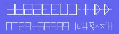 Cyboriez by Vladislav Fesko — Dingbats Font — thumbnail 3