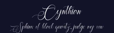 Cynthian by Jadatype — Script Handwritten Font — thumbnail 2