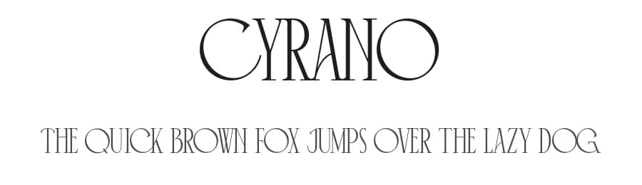 Cyrano by Dharmas Foundry — Serif Font