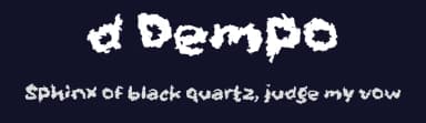 d Dempo by wepfont.com — Script Handwritten Font — thumbnail 2