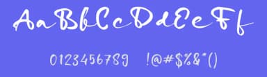 d Dipun Signature by wepfont.com — Script Handwritten Font — thumbnail 3