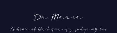 Da Maria by Scratch Design — Script Handwritten Font — thumbnail 2