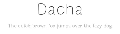 Dacha by Denis Serikov — Sans Serif Font — thumbnail 1