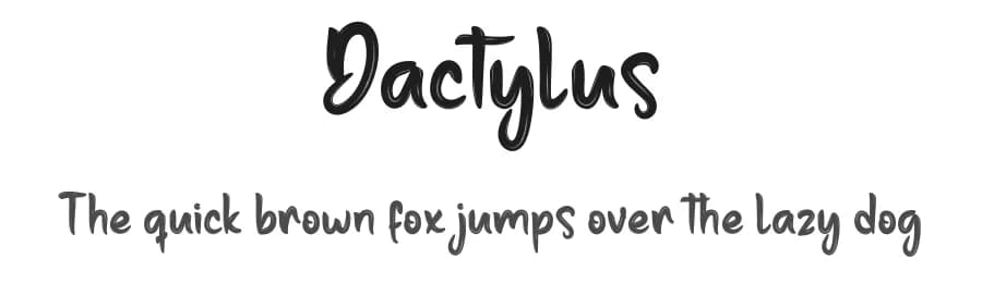 Dactylus by productype.com — Script Handwritten Font