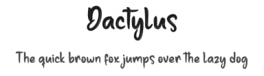Dactylus by productype.com — Script Handwritten Font — thumbnail 1
