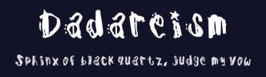 Dadareism by Dare Husign — Script Handwritten Font — thumbnail 2