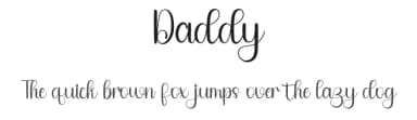 Daddy by FreshtypeINK — Script Handwritten Font — thumbnail 1