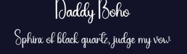Daddy Boho by Andi Moz — Script Handwritten Font — thumbnail 2