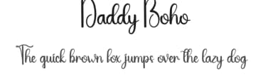 Daddy Boho by Andi Moz — Script Handwritten Font — thumbnail 1