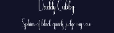 Daddy Cubby by Andi Moz — Script Handwritten Font — thumbnail 2