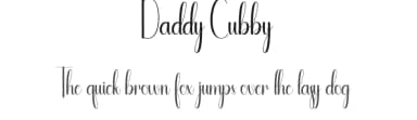 Daddy Cubby by Andi Moz — Script Handwritten Font — thumbnail 1