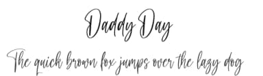 Daddy Day by NJ Studio — Script Handwritten Font — thumbnail 1