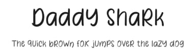 Daddy Shark by Erik Studio — Script Handwritten Font — thumbnail 1