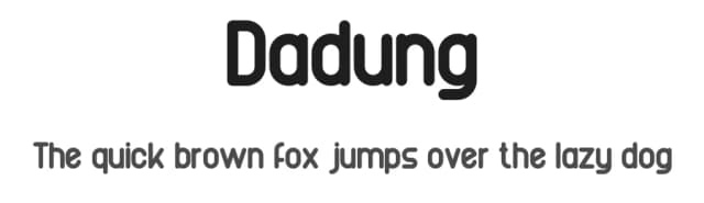 Dadung by evloxx studio — Sans Serif Font
