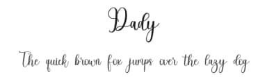 Dady by Inermedia Studio — Script Handwritten Font — thumbnail 1