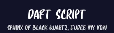 Daft Script by Hanoded — Script Handwritten Font — thumbnail 2