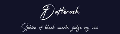 Dafterash by Letterena Studios — Script Handwritten Font — thumbnail 2