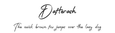 Dafterash by Letterena Studios — Script Handwritten Font — thumbnail 1