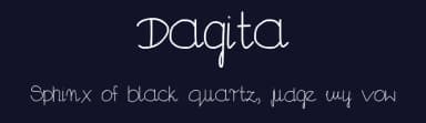 Dagita by Szuflada Designs — Script Handwritten Font — thumbnail 2
