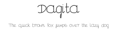 Dagita by Szuflada Designs — Script Handwritten Font — thumbnail 1