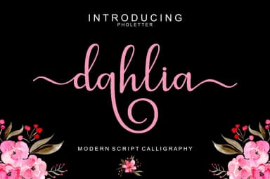 Dahlia Script Font by masinong — Script Handwritten Font — thumbnail 1