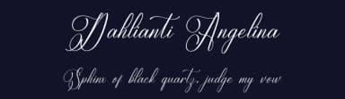 Dahlianti Angelina by Letterena Studios — Script Handwritten Font — thumbnail 2