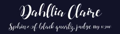 Dahllia Claire by Letterena Studios — Script Handwritten Font — thumbnail 2