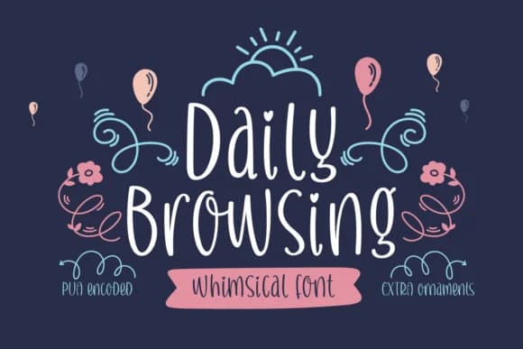 Daily Browsing Font by Situjuh — Script Handwritten Font