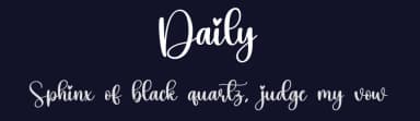 Daily by Scratchones — Script Handwritten Font — thumbnail 2