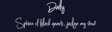 Daily by Scratchones — Script Handwritten Font — thumbnail 2