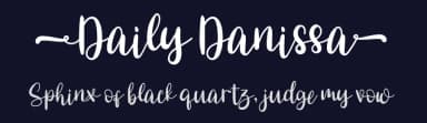 Daily Danissa by Inermedia Studio — Script Handwritten Font — thumbnail 2